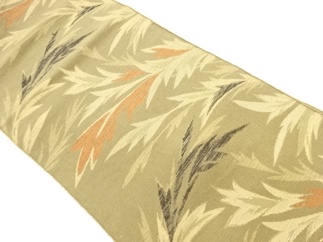 JAPANESE NAGOYA OBI / WOVEN PLANTS